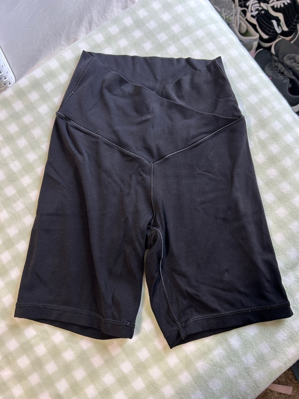 Offline By Aerie Real Me Crossover High Waisted 5” Biker Short - Black Small